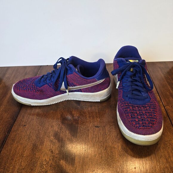 Share Nike Air Force 1 Low Ultra Flyknit USA Mens Size 8 Running Shoes Sneakers - Picture 8 of 13